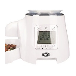 Trixie Distributeur Automatique De Nourriture Tx7 - 5 L - 40 X 26 X 34 Cm - Blanc - Pour Chien