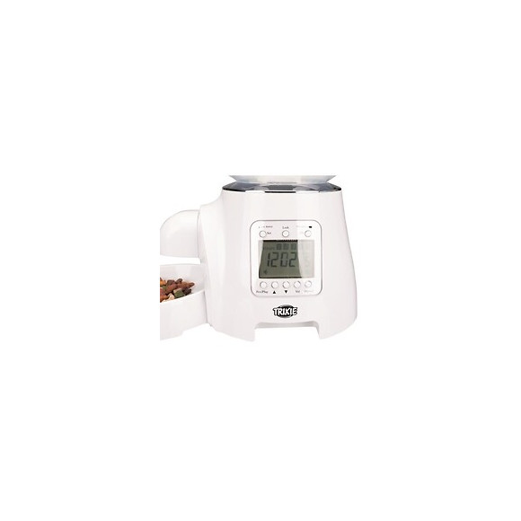 Trixie Distributeur Automatique De Nourriture Tx7 - 5 L - 40 X 26 X 34 Cm - Blanc - Pour Chien