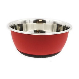 Tyrol Bol Inox Antiderapant - 13,5 Cm - 500 Ml - Rouge Mat - Pour Chat Et Chien