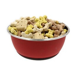 Tyrol Bol Inox Antiderapant - 13,5 Cm - 500 Ml - Rouge Mat - Pour Chat Et Chien