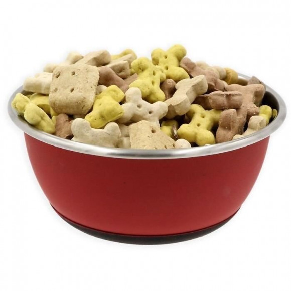 Tyrol Bol Inox Antiderapant - 13,5 Cm - 500 Ml - Rouge Mat - Pour Chat Et Chien