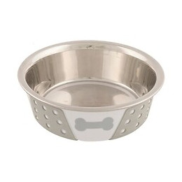 Trixie Ecuelle En Acier Inox - Blanc - Pour Chien