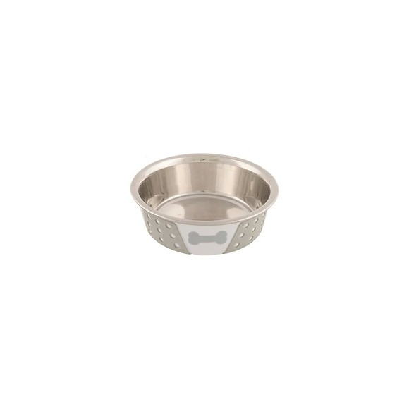 Trixie Ecuelle En Acier Inox - Blanc - Pour Chien