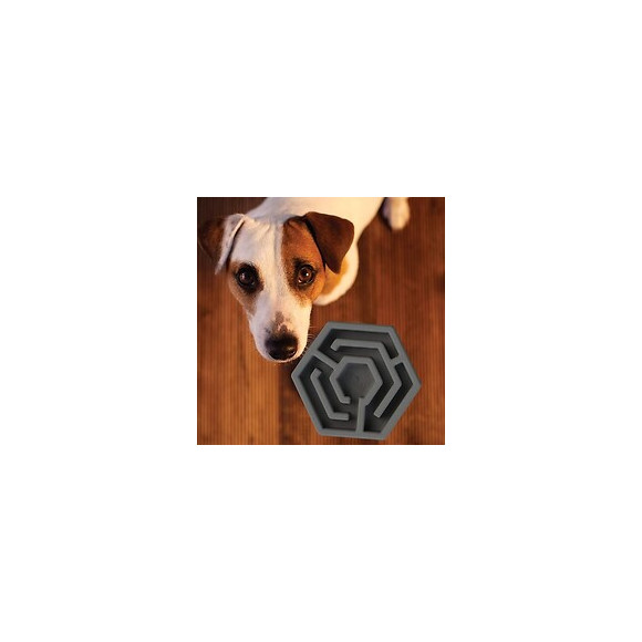 Aikiou Hexa Bol Ralentisseur - Gris - Pour Chien