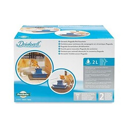 Fontaine Drinkwell Ceramique Pagoda - Bleue Pagoda-bl-eu-19