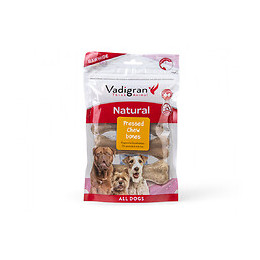 Friandise Natural Os À Mâcher Pressé. 11.5 Cm X 4 Pieces. 160 G. - Vadigran - Va-14382