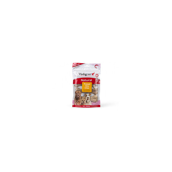 Friandise Natural Os À Mâcher Pressé. 11.5 Cm X 4 Pieces. 160 G. - Vadigran - Va-14382