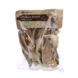 Oreille De Lapin Avec Poils. Nature Snack . 200 Gr.  Pour Chien. - Flamingo Pet Products - Fl-521132