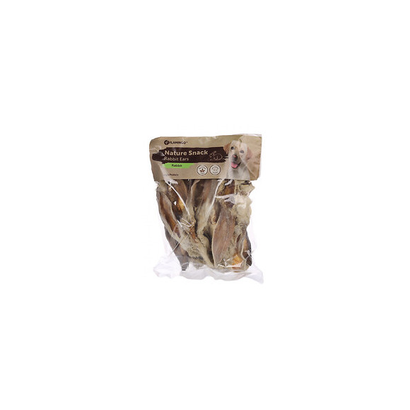 Oreille De Lapin Avec Poils. Nature Snack . 200 Gr.  Pour Chien. - Flamingo Pet Products - Fl-521132