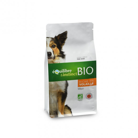 Croquette Bio De Viandes Fraiches Sachet De 500g Pour Chien 501013 - Equilibre & Instinct - Eq-04886