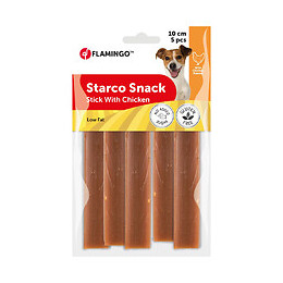 Friandise Starco Bâton Au Poulet. 5 Pieces De 10 Cm. Pour Chien. - Flamingo Pet Products - Fl-518689