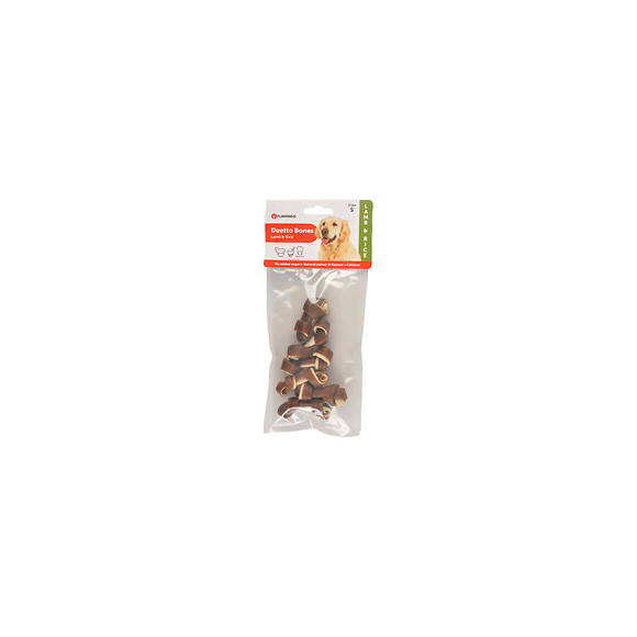 Friandise Pour Chien. Agneau Et Riz .90 Gr. Duetto Bones. - Flamingo Pet Products - Fl-516568