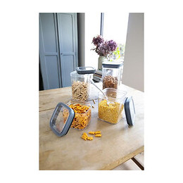 Curver Dry Cube 1,8 L Pets - Transparent Et Gris - 44,5 X 34,7 X 70,5 Cm