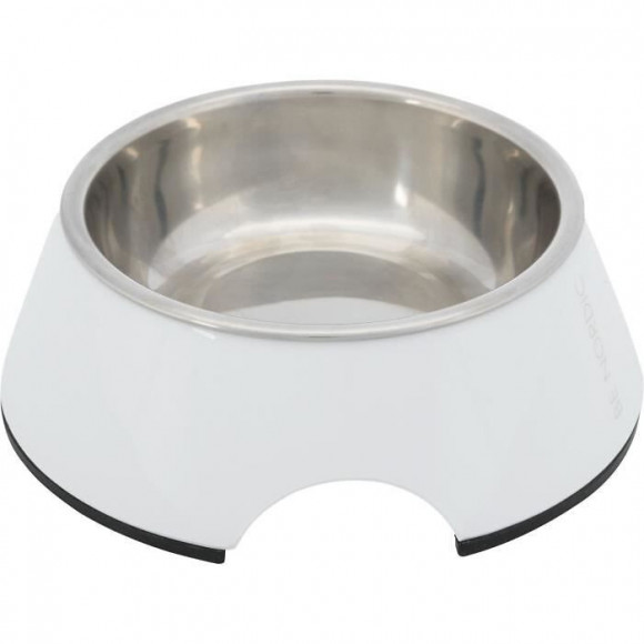 Trixie Gamelle Be Nordic En Melamine - 0,2 L - O 14 Cm - Blanc - Pour Chien