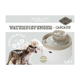 Ebi Distributeur Deau Pour Animaux Cascade 1,5 L Marron 603/445778