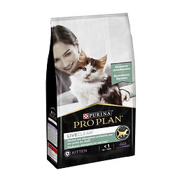 Pro Plan Liveclear Croquettes Riche En Dinde - Pour Chaton Moins Dun An - 1,4kg