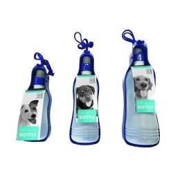 Mpets Bouteille Deau - Pour Chien - 300ml - Bleu