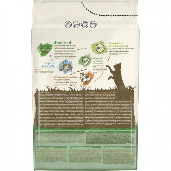 Purina Cat Chow Croquettes Pour Chat Adulte Sterilise - Riche En Dinde - 3 Kg