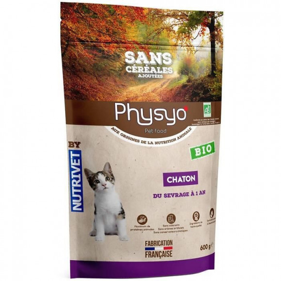 Physyo Aliments - Pour Chaton - Bio - 600 G