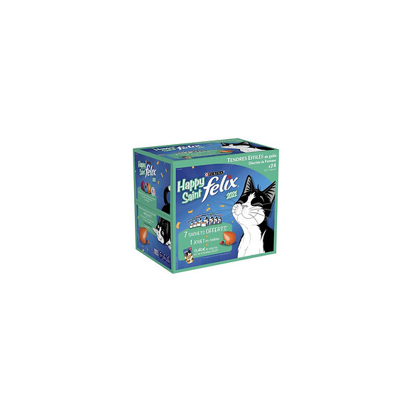 Felix Tendres Effiles En Gelee - Poissons 24x 100 G 17+7 Offerts