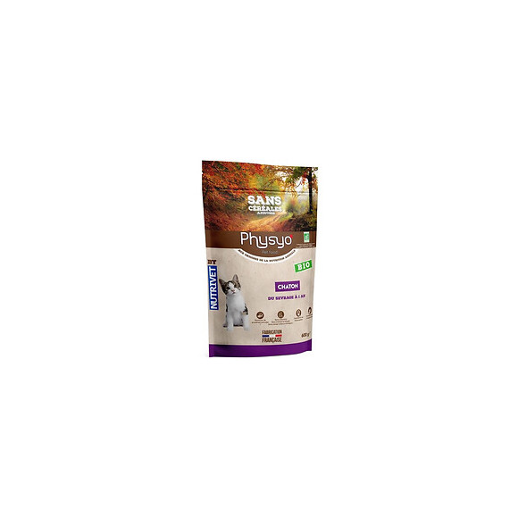 Physyo Aliments - Pour Chaton - Bio - 600 G