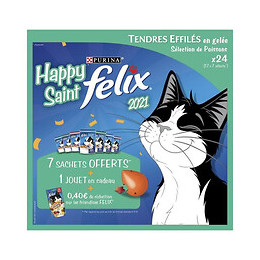 Felix Tendres Effiles En Gelee - Poissons 24x 100 G 17+7 Offerts
