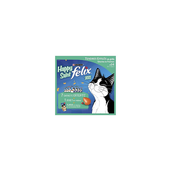 Felix Tendres Effiles En Gelee - Poissons 24x 100 G 17+7 Offerts