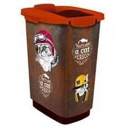 Rotho Container Croquettess Vintage Pour Chat - 25 L