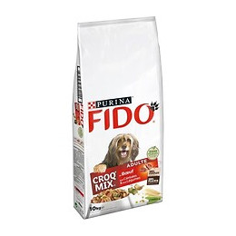 Fido Croqmix - Boeuf, Cereales Et Legumes - Pour Chien Adulte - 10 Kg