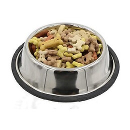 Tyrol Bol En Inox Antiderapant De 20 Cm - 500 Ml - Pour Chien