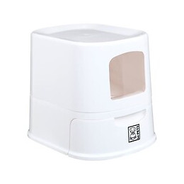 Mpets Distributeur Deau Avec Couvercle - Blanc  - Pour Chien Et Chat