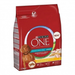 Purina One Medium Maxi Junior - Croquettes Au Poulet Avec Du Riz - Pour Chiot - 2,5 Kg