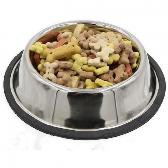 Tyrol Bol En Inox Antiderapant De 20 Cm - 500 Ml - Pour Chien