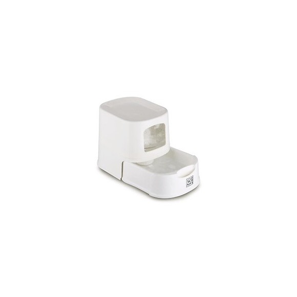 Mpets Distributeur Deau Lena Avec Couvercle - Blanc - Pour Chien