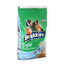 Brekkies Croquettes Light Au Poulet Et Aux Legumes - 10kg X1 - Pour Chien Adulte