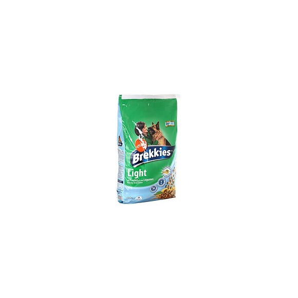 Brekkies Croquettes Light Au Poulet Et Aux Legumes - 10kg X1 - Pour Chien Adulte