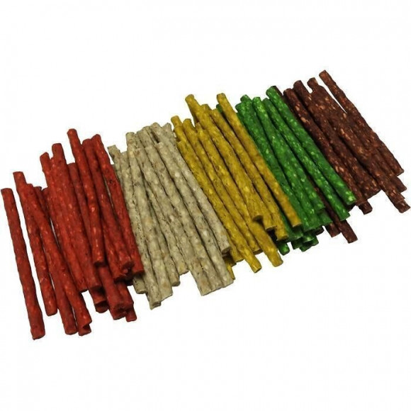 Aime 100 Batonnets A Macher De 12 Cm - Peau De Buffle 1 Kg - Pour Chien