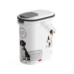 Curver Verseuse A Croquettes Love Pets 4 Kg - Blanc - Pour Chien