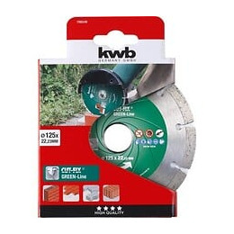 Cut-fix Disque À Tronçonner Diamant Green-line 125x22mm Sb Kwb