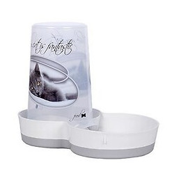 Riga I Love My Cat Distributeur 2 En 1 - Eau - Croquettes - 1,5 L