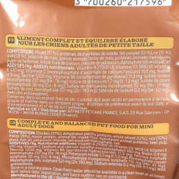 Ultima Croquettes Mini Adult Au Poulet, Au Riz Et Cereales - Petite Race - Pour Chien Adulte 1 A 10kg - 7,5kg X1