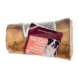 Aime Os A Moelle Fume Fourre A La Viande - Friandise A Macher 100% Naturelle - Pour Chien