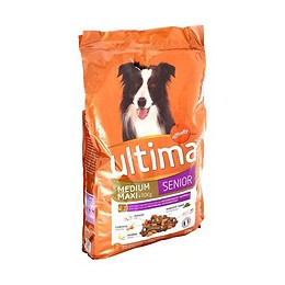 Ultima Croquettes Au Poulet, Aux Legumes, Au Pomme Et Au Riz - 7,5kg X1 - Pour Chien Senior