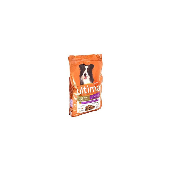 Ultima Croquettes Au Poulet, Aux Legumes, Au Pomme Et Au Riz - 7,5kg X1 - Pour Chien Senior