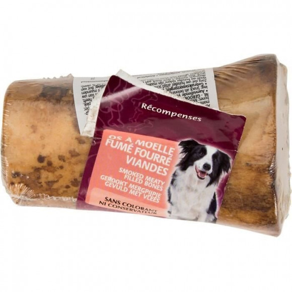 Aime Os A Moelle Fume Fourre A La Viande - Friandise A Macher 100% Naturelle - Pour Chien