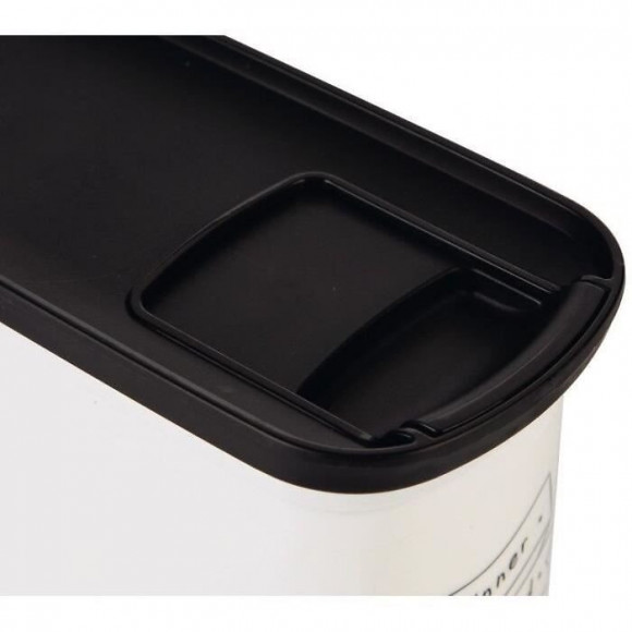 Curver Conteneur De Nourriture Le Diner Est Servi - 1 Kg - 2 L - Blanc Et Noir - Pour Chien