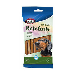 Friandise Chien Soft Snack Rotolinis A La Volaille 120g Soit 12 Pieces - Trixie - Tr-3171