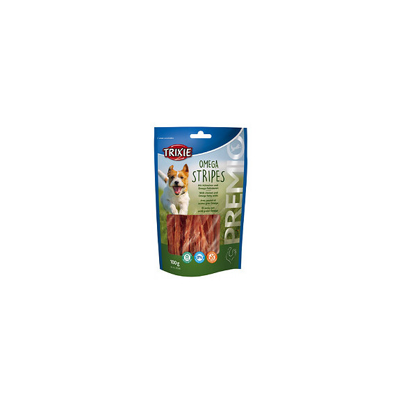 Friandise Au Poulet. Pour Chien. Sachet De 100 Gr - Omega Stripes - Trixie - Tr-31536