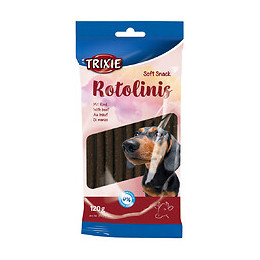 Friandise Chien "soft Snack Rotolinis" Au Bœuf 120 G Soit 12 Pièces - Trixie - Tr-31771