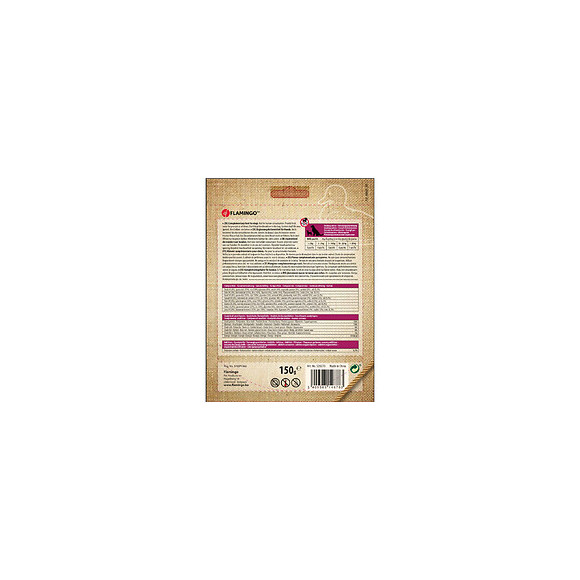 Friandise Canard Et Riz Haltère .  Hapki Bbq. Pour Chien . 150 G. Sans Gluten. - Flamingo Pet Products - Fl-520270